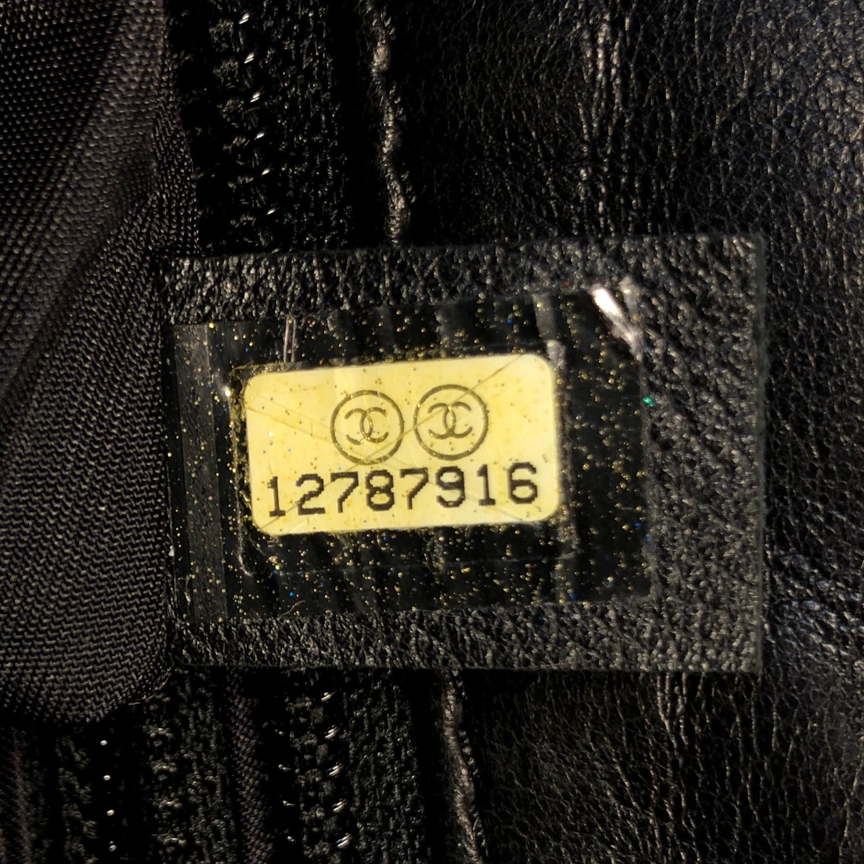 Chanel Sport Line Zip Messenger Bag Quilted Lambskin Medium 1
