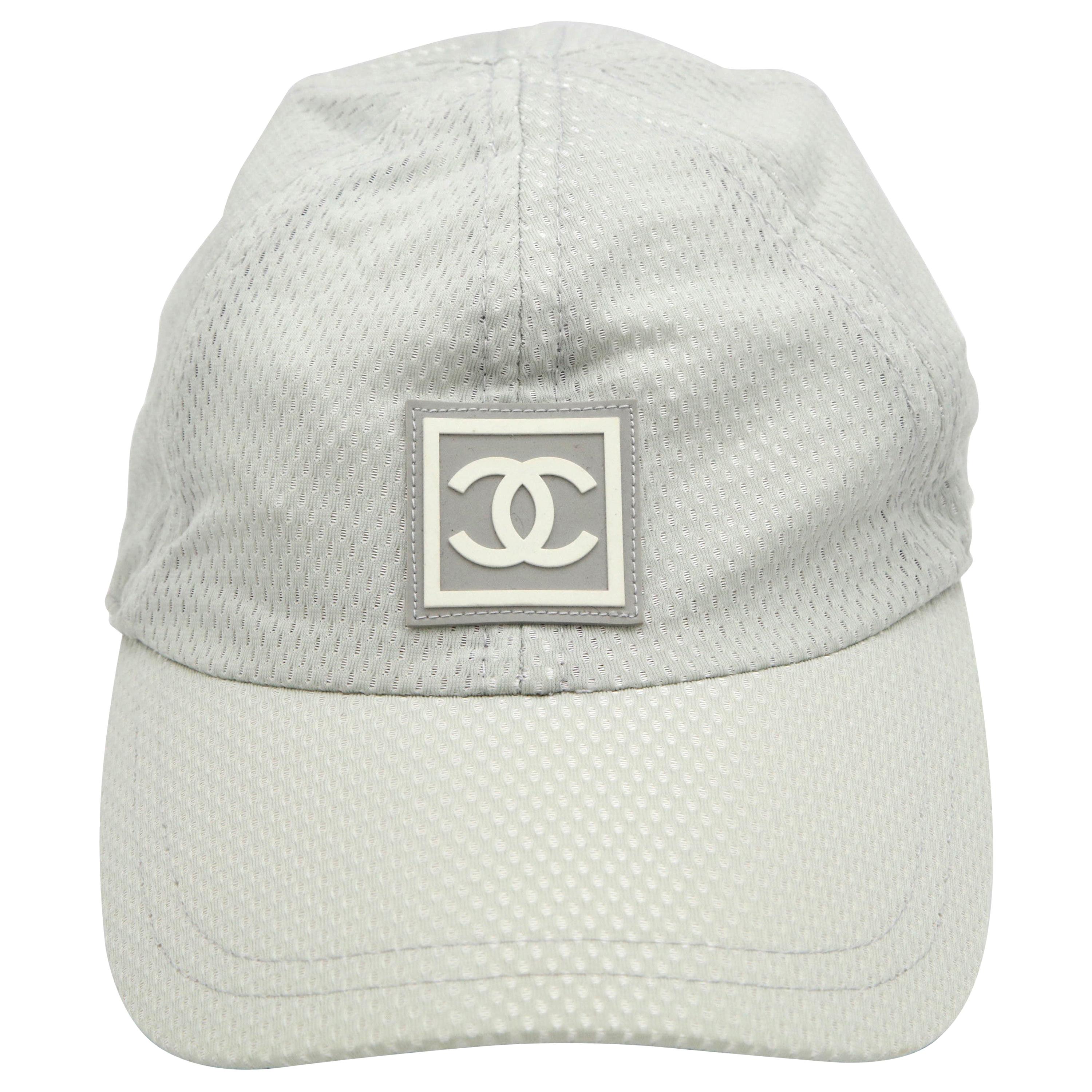 Chanel Sport Rare Gray Cap with CC Logo