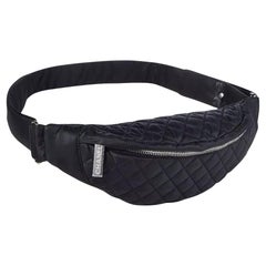 Chanel Sport Waist Bag Crossbody Black Nylon Fanny Pack