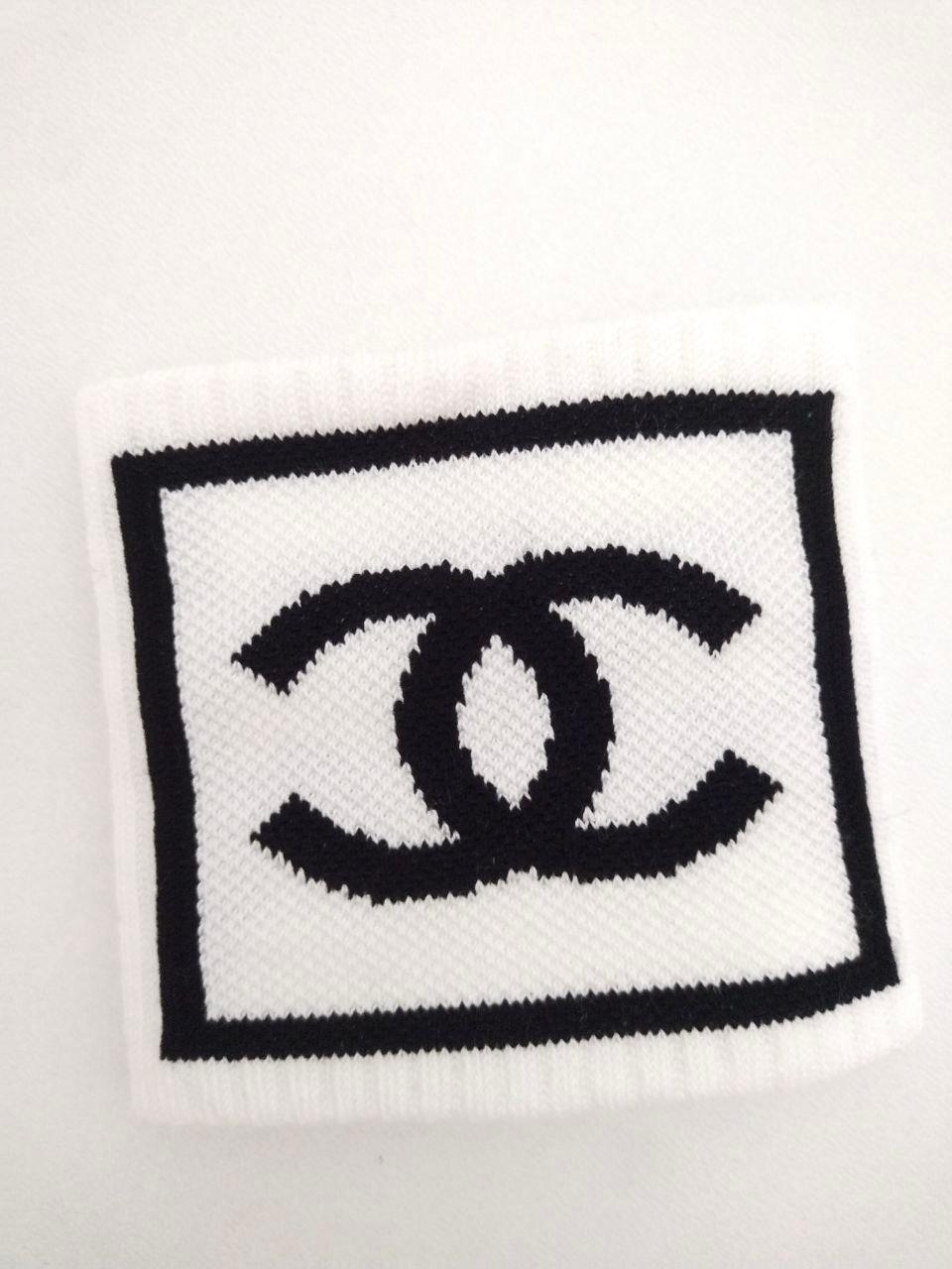 Chanel Sport-Armband in Weiß, Vintage 2000er Jahre, Tenniscore im Angebot 7