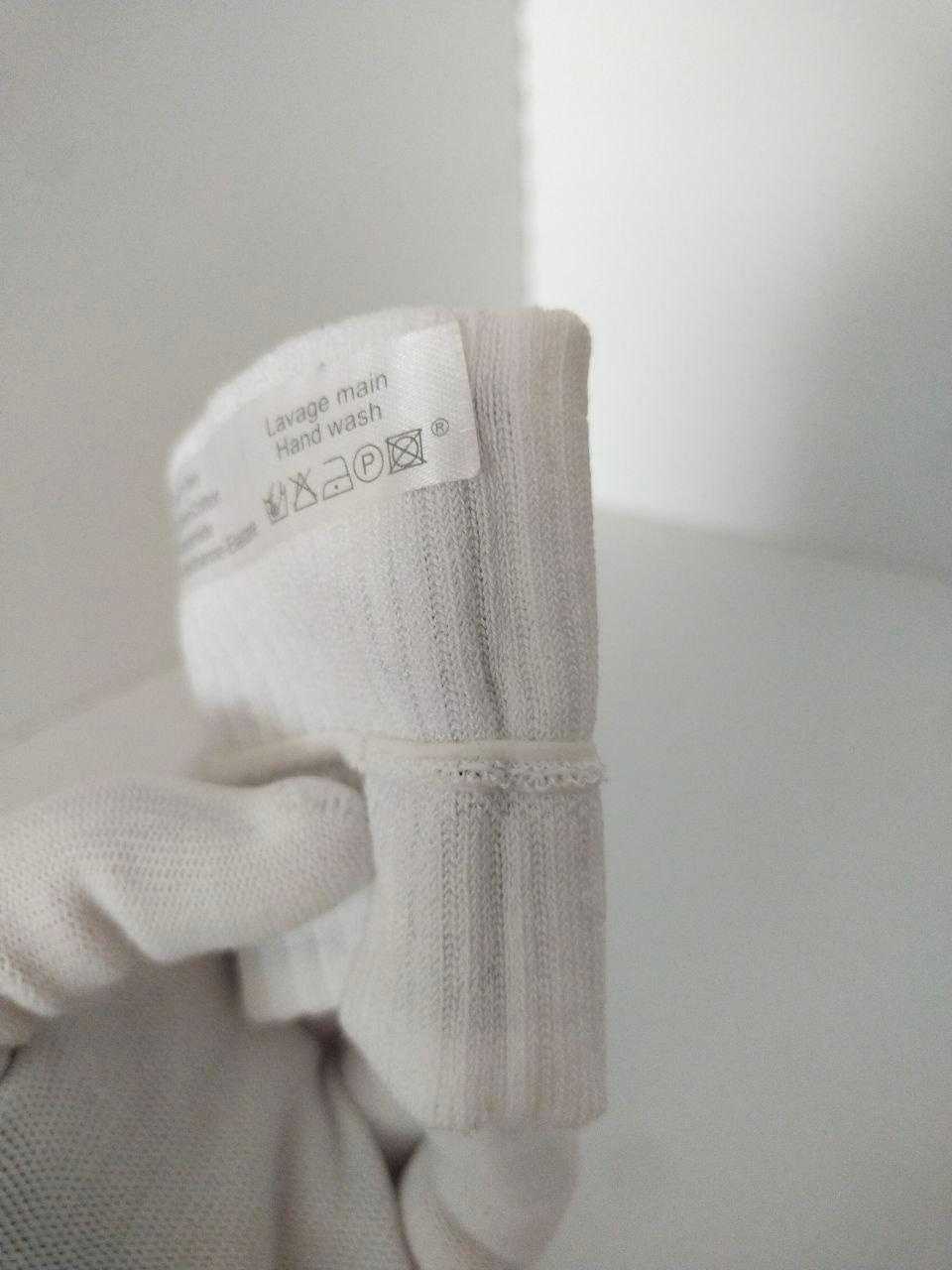 Chanel Sport-Armband in Weiß, Vintage 2000er Jahre, Tenniscore im Angebot 11