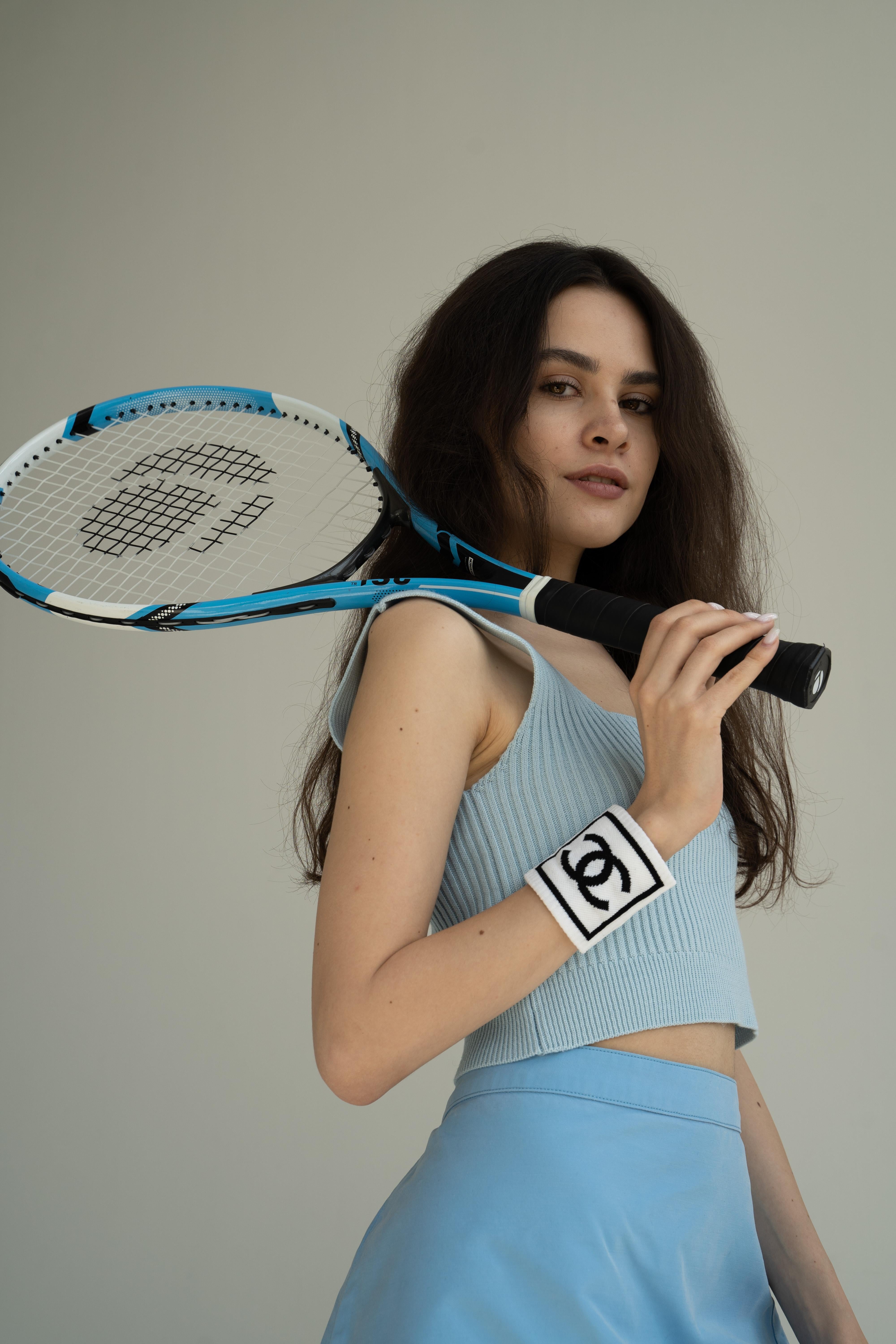 Chanel Sport-Armband in Weiß, Vintage 2000er Jahre, Tenniscore im Angebot 1