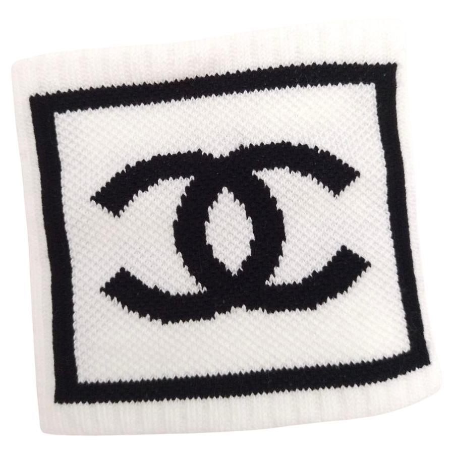 Chanel Sport Wristband White vintage 2000s tenniscore