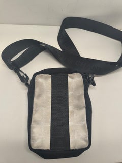 Chanel Sports Line Black & White CC Rubber Logo Camera Crossbody Waist Duo Bag