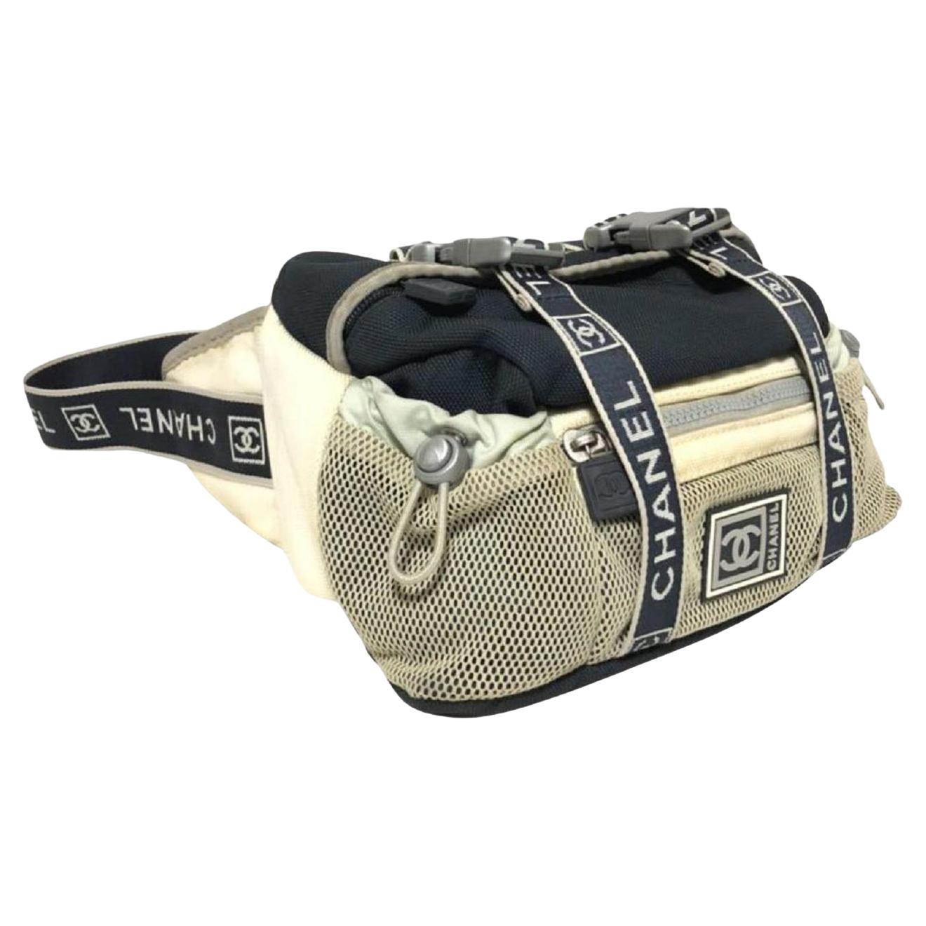 CHANEL SPORT LINE DOUBLE POCKET BAG Luxury Bags  Wallets on Carousell