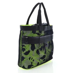 Chanel Sporty Shopping Tote Printed Neoprene with Mesh Large