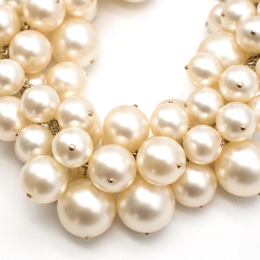 cluster pearl necklace