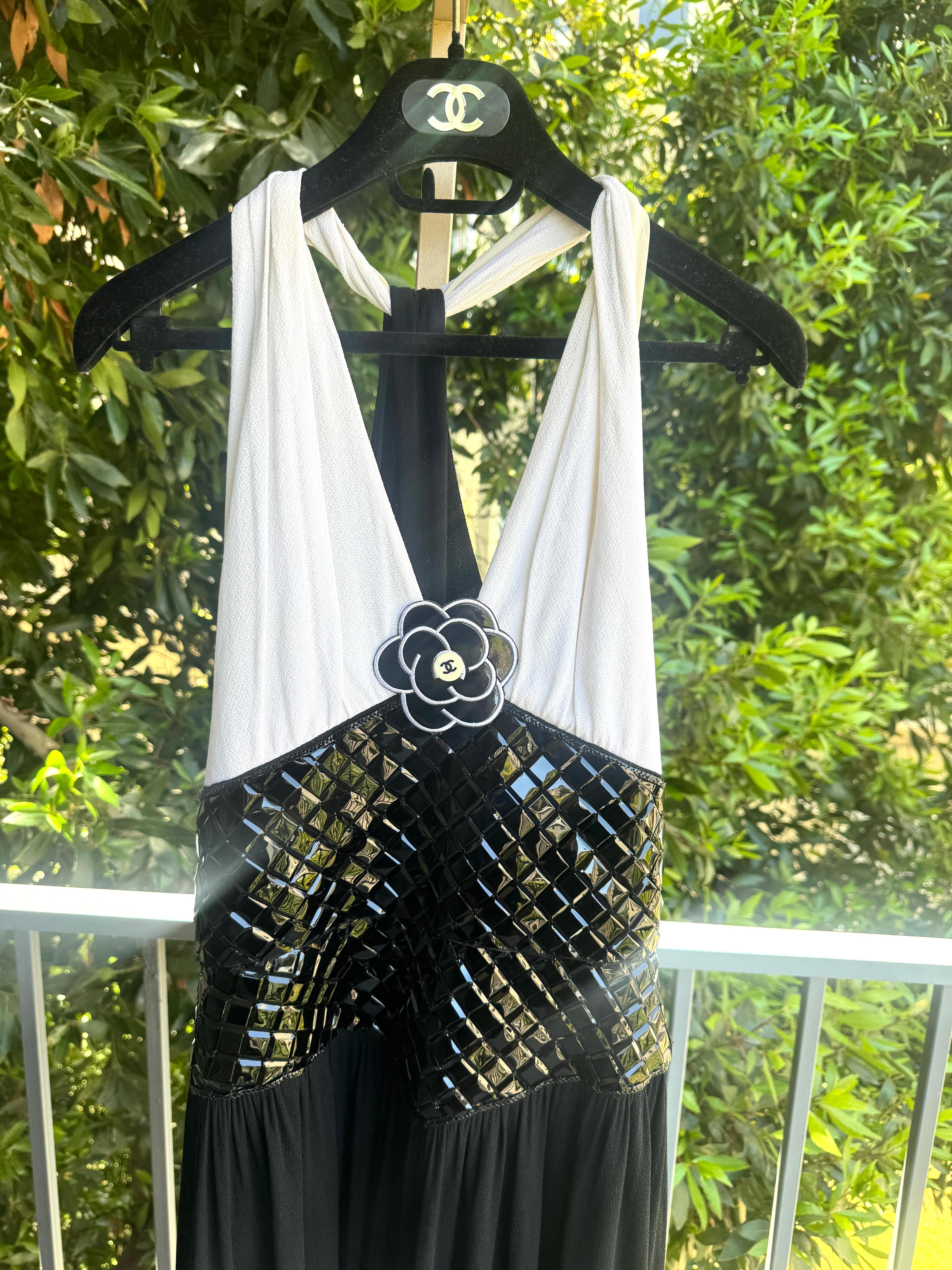 Chanel Frühjahr 1995 Laufsteg-Kleid - Größe 42 Damen im Angebot