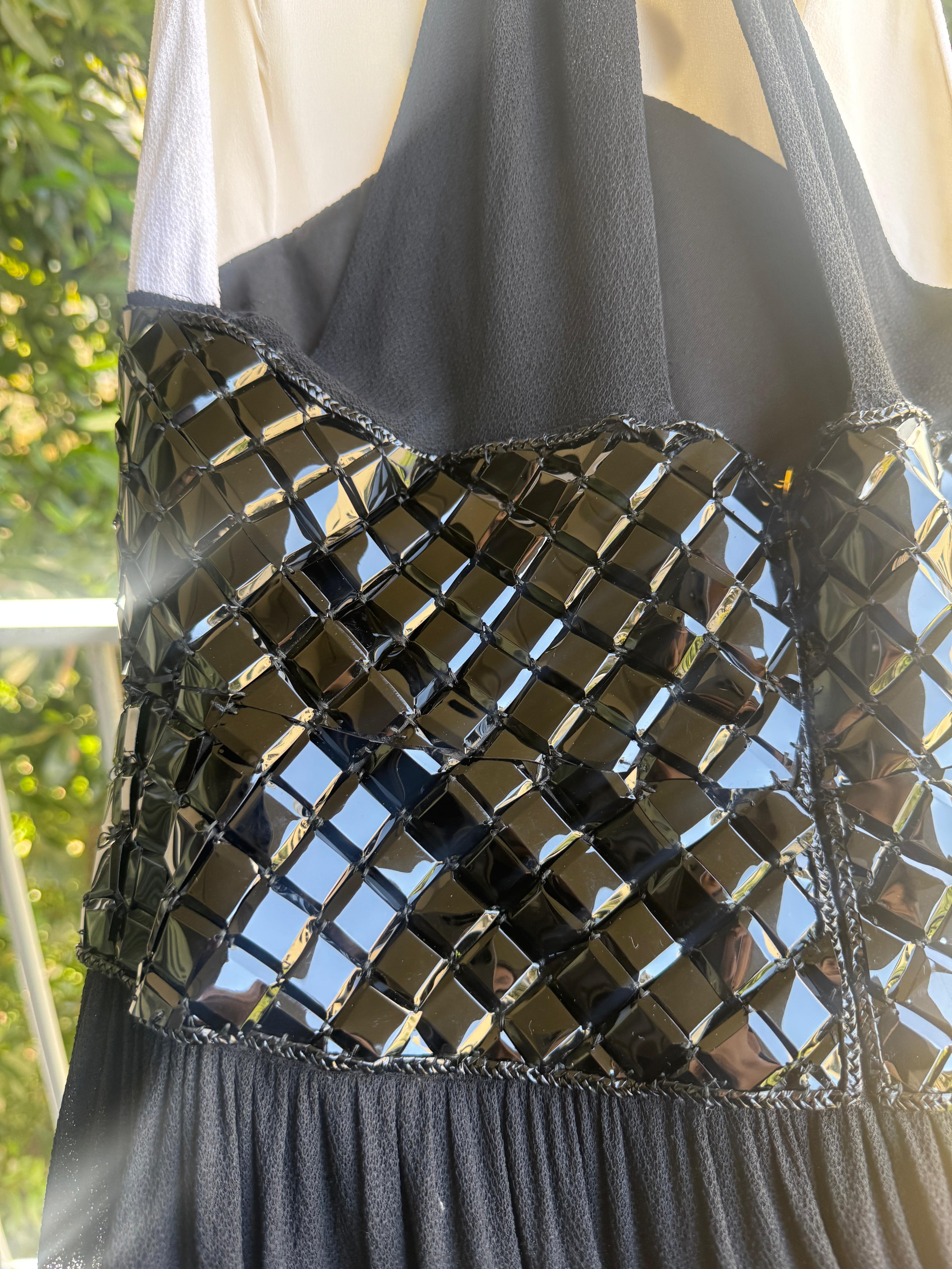Chanel Frühjahr 1995 Laufsteg-Kleid - Größe 42 im Angebot 4