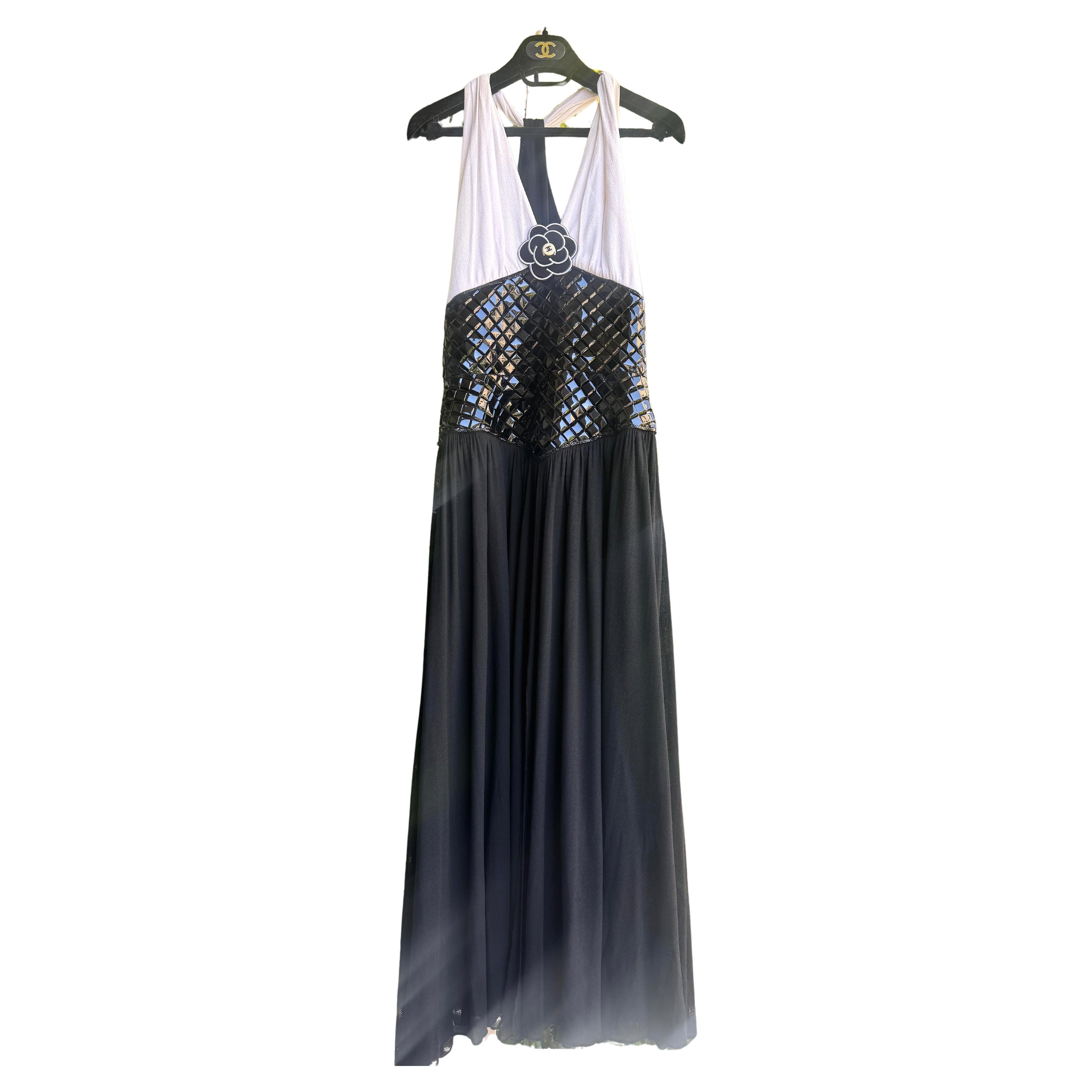 Chanel Frühjahr 1995 Laufsteg-Kleid - Größe 42 im Angebot
