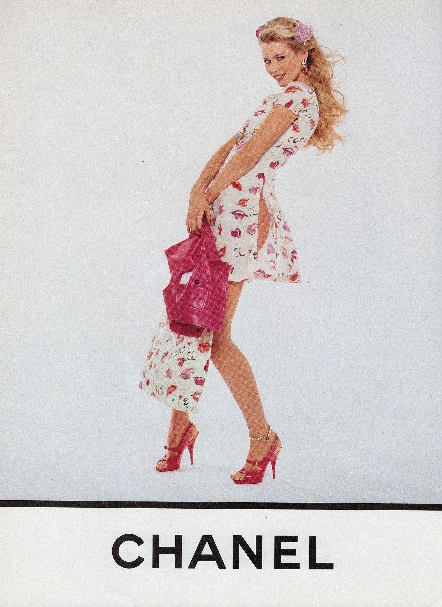 Chanel Frühjahr 1995 Laufsteg Rosa Lacklederschuhe mit Absatz 3