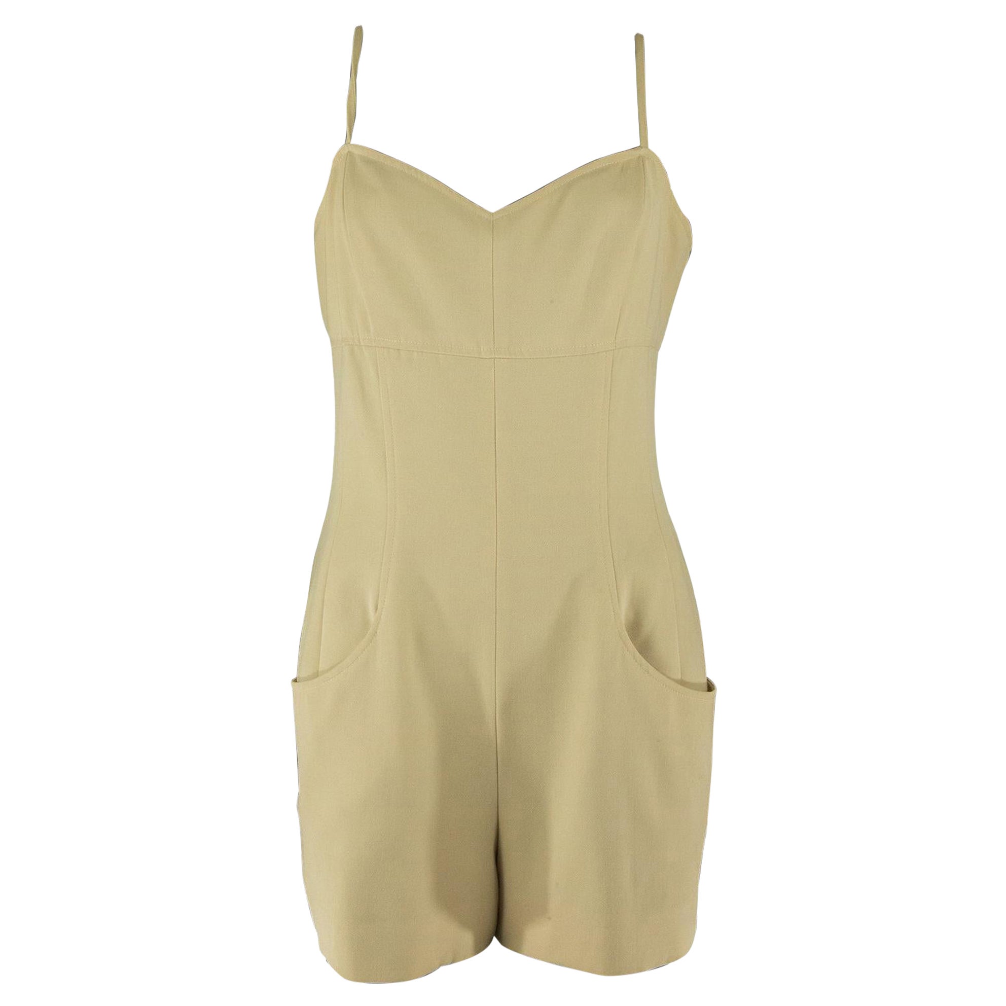 Chanel primavera 1997 - Playsuit color crema
