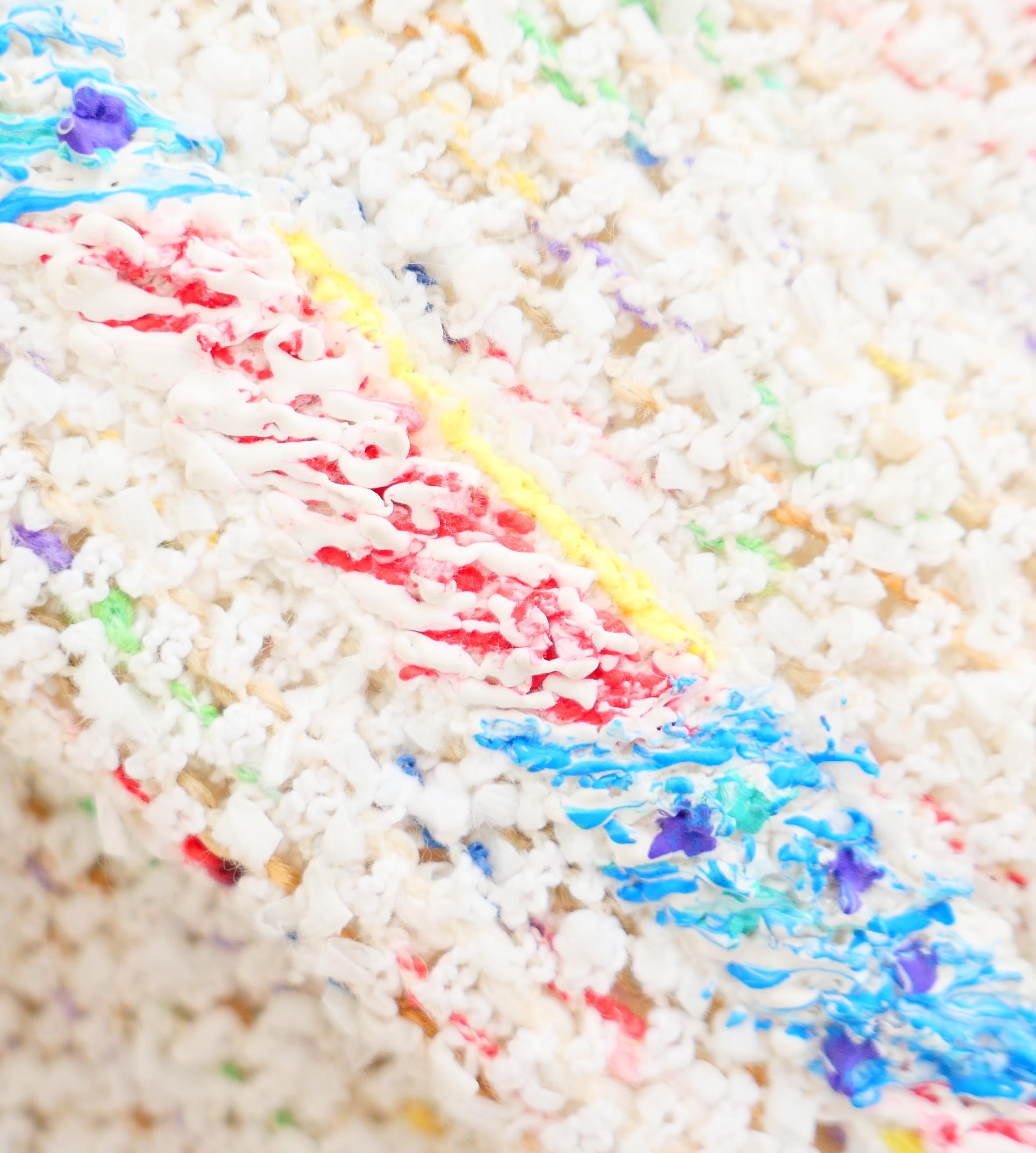 Chanel Spring 1999 99P Candy Tweed Puff Paint Trim Jacket For Sale 2