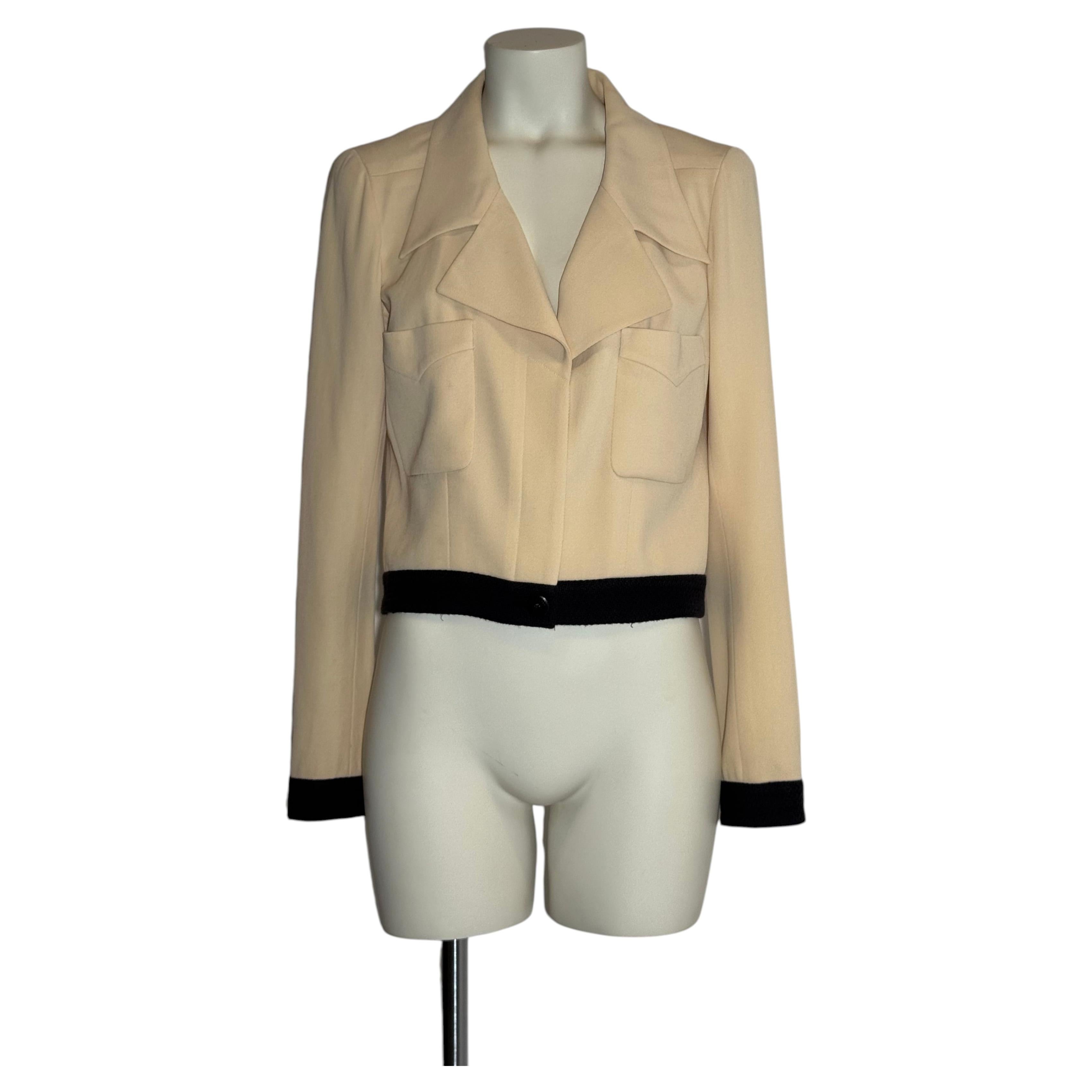 Chanel Spring 2001 beige jacket