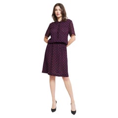 Chanel Primavera 2001 Vestido de gasa morado