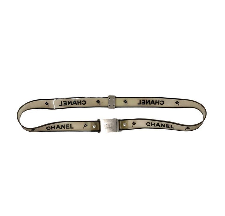 Chanel 2000’s Suede Belt/Metal Buckle CHANEL by Karl Lagerfeld 00A 2000/2001 leather Belt with  main image 4