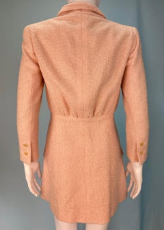 Chanel Spring 2002 Pink Silk Knit Jacket