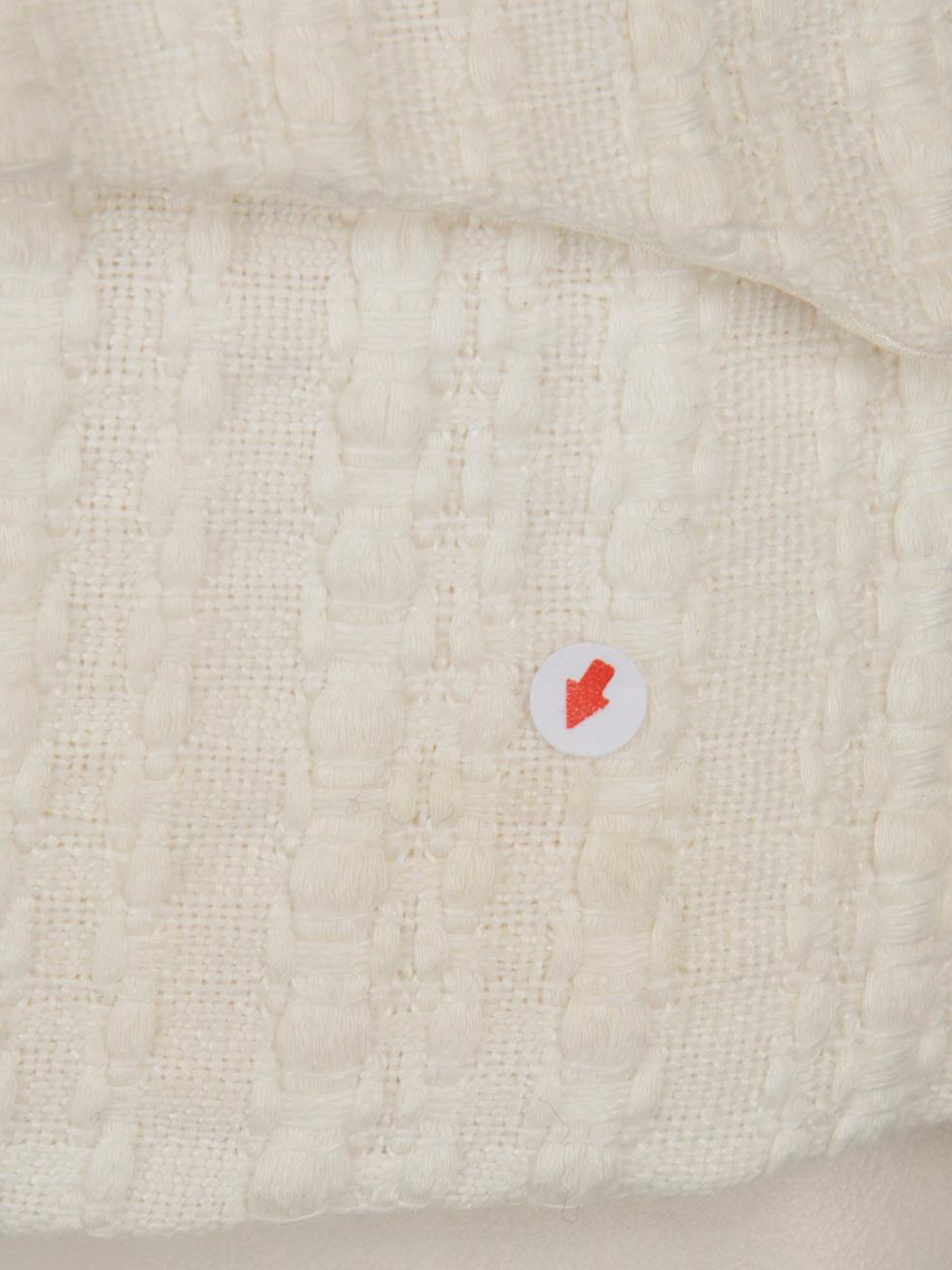 Chanel Spring 2003 Ecru Embroidered Blazer Size M For Sale 2