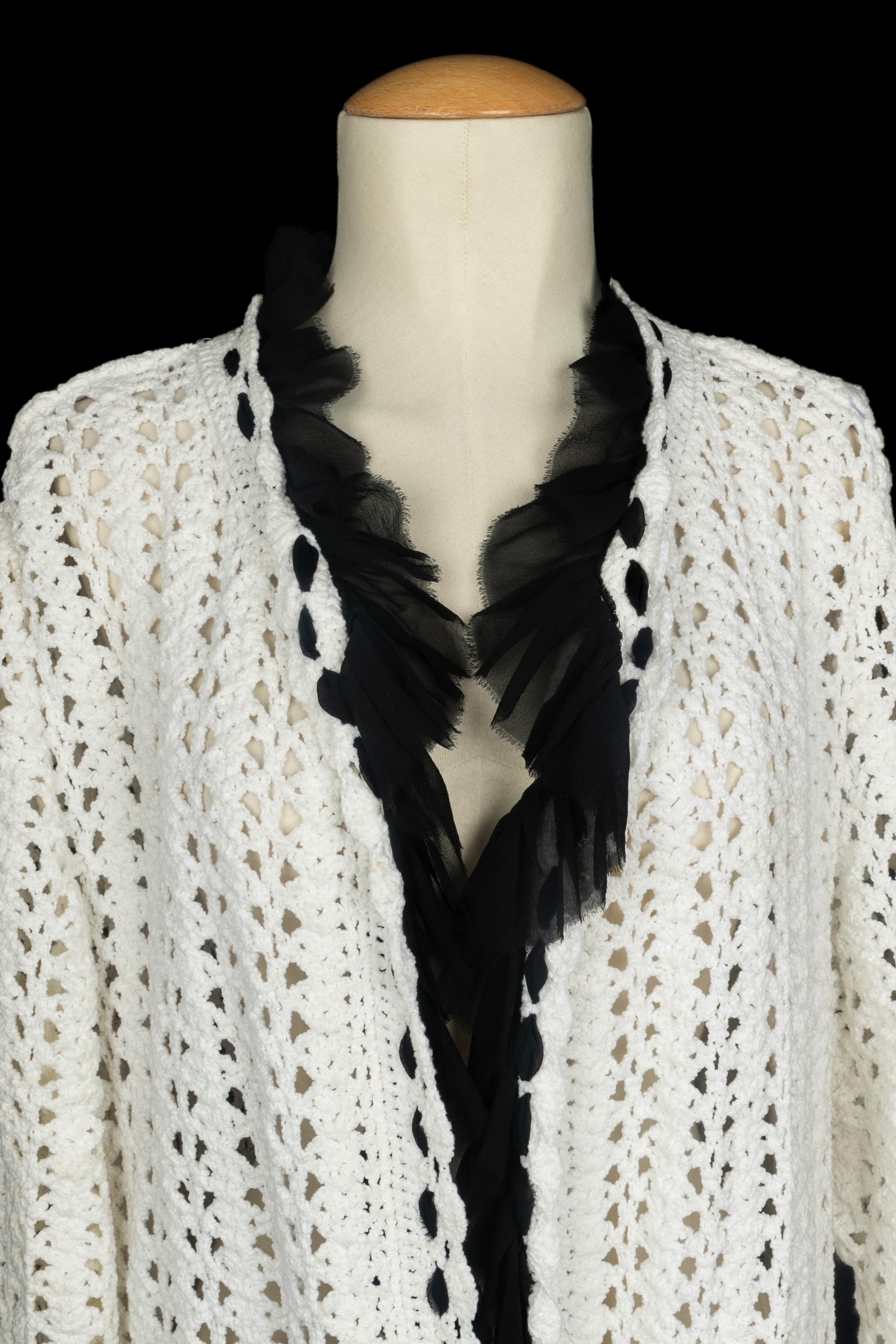 Gray Chanel Spring 2005 Jacket For Sale