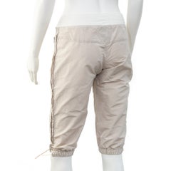 Chanel Spring 2007 Identification Beige Capri Pants size 34