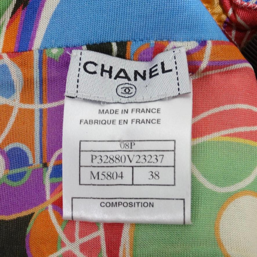 Chanel Spring 2008 CC Silk Halter Dress For Sale 5