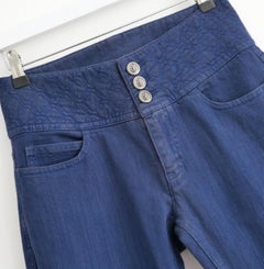 Chanel Spring 2010 Quilted Waist Jeans