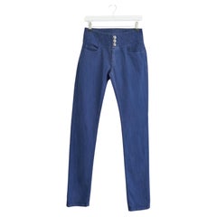 Chanel Primavera 2010 Vaqueros de cintura acolchada