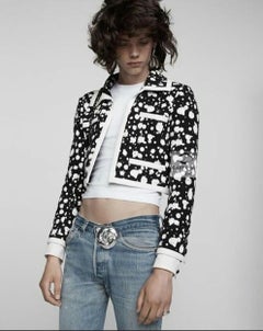 CHANEL Spring 2015 Legendary Black Tweed Jacket 34 FR