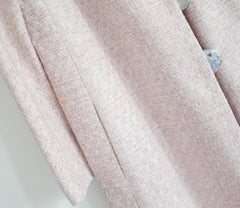 Chanel Spring 2016 Candy Pink Fantasy Tweed Lightweight Coat