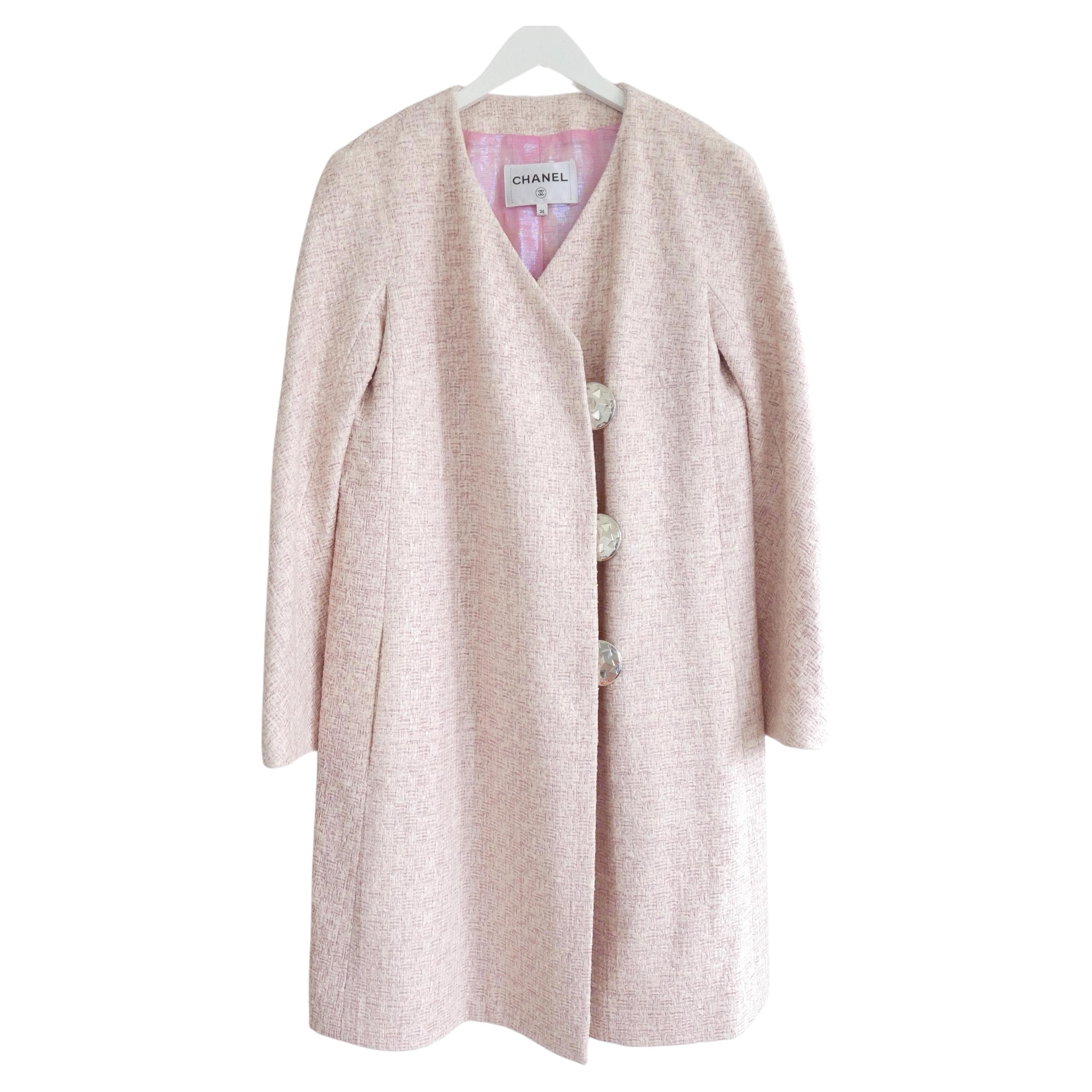 Pink Chanel Coat - 29 For Sale on 1stDibs