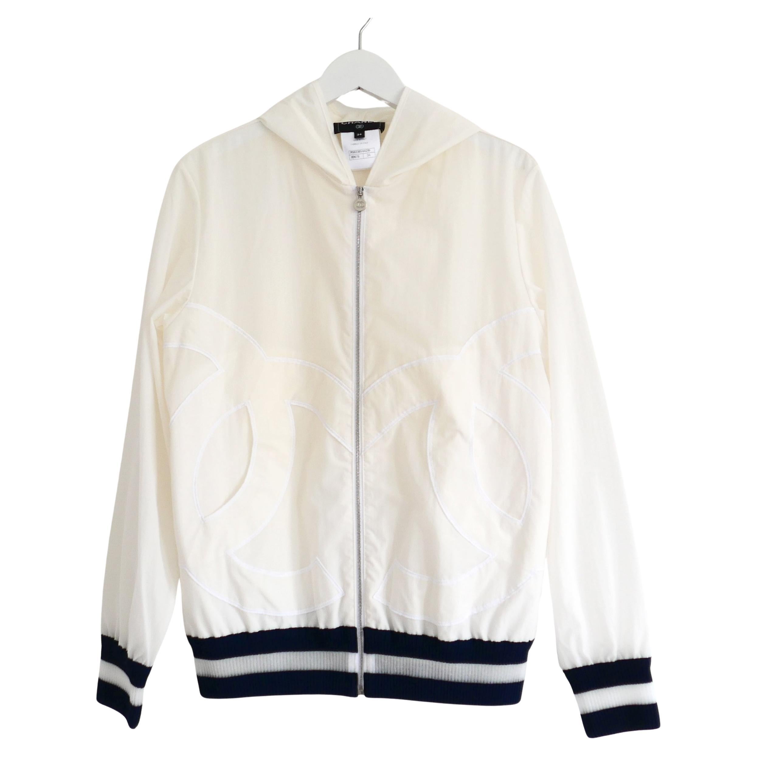 Chaqueta Cortavientos Chanel Primavera 2018 con Apliques CC