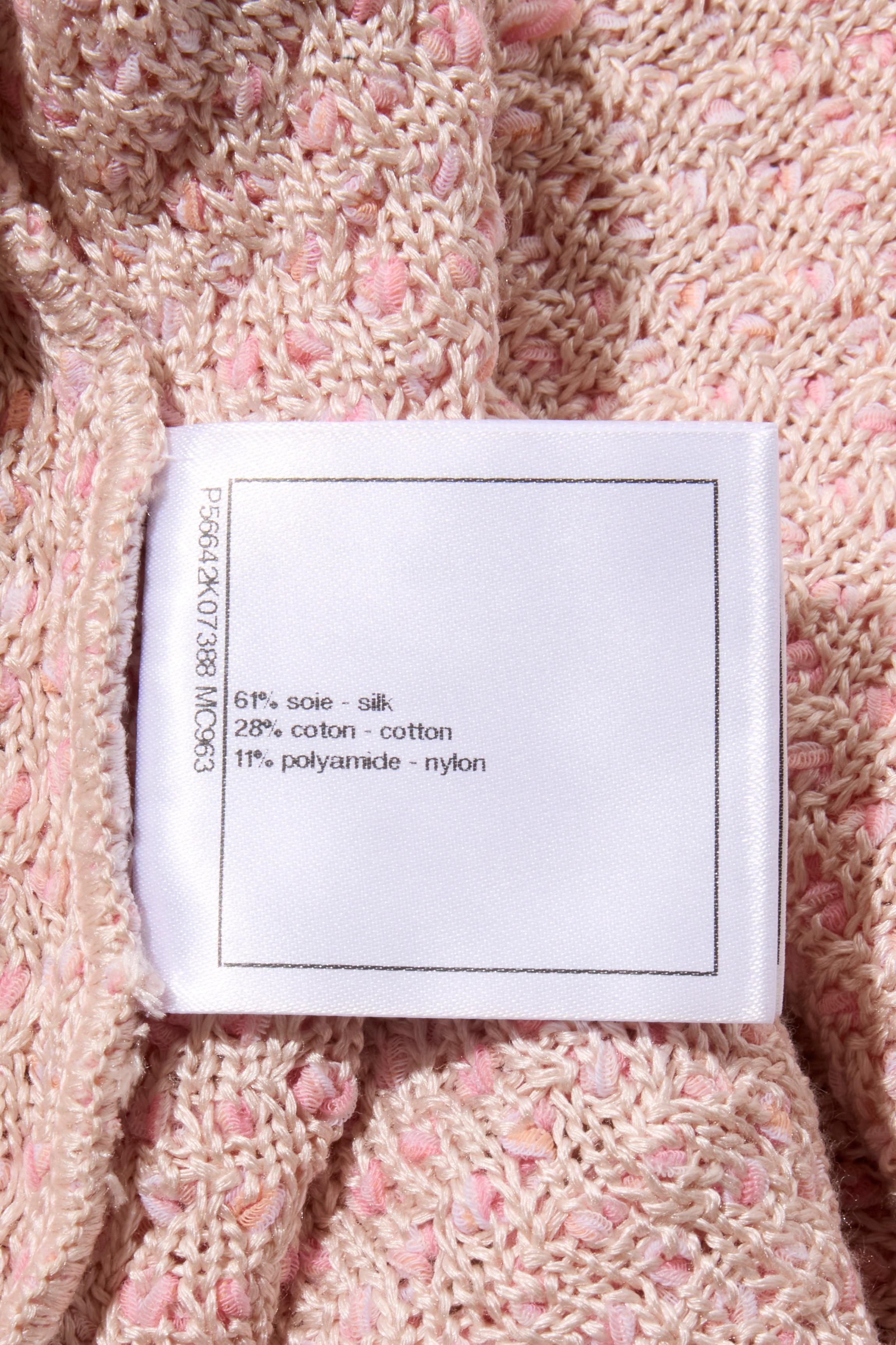Chanel Spring/Summer 2017 Pink Tweed Mini Dress FR 36 / US 4 Collectors Piece For Sale 6