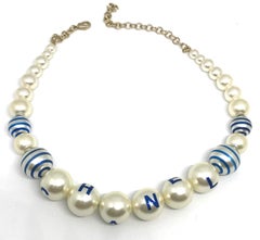 Chanel Frühjahr / Sommer 2019 Perlenkette