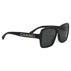 Chanel Black Large Frame Sunglasses - Lou's Closet