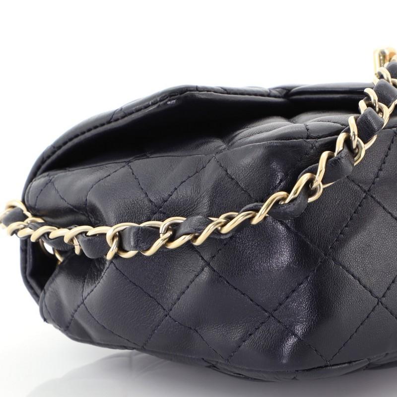 Chanel Square Classic Single Flap Bag Quilted Lambskin Mini 1