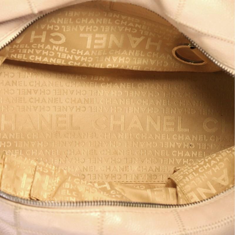 Chanel Square Stitch Shoulder Bag Quilted Caviar Medium 1
