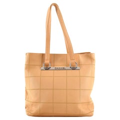Chanel Square Stitch Tote Caviar Medium