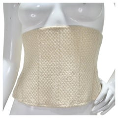 Chanel SS 1994 Tweed Corset Belt
