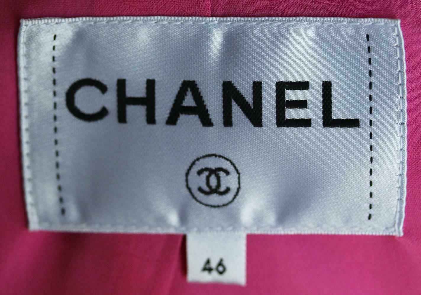 Brown Chanel SS19 Oversized Cotton Blend Tweed Blazer 
