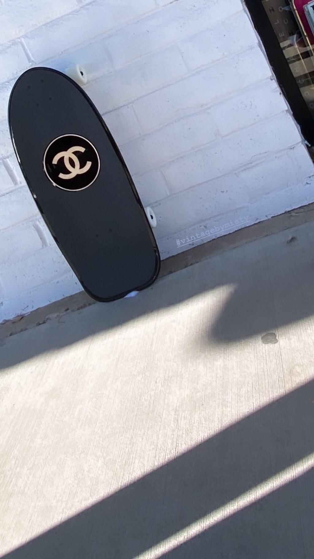 chanel skateboard deck