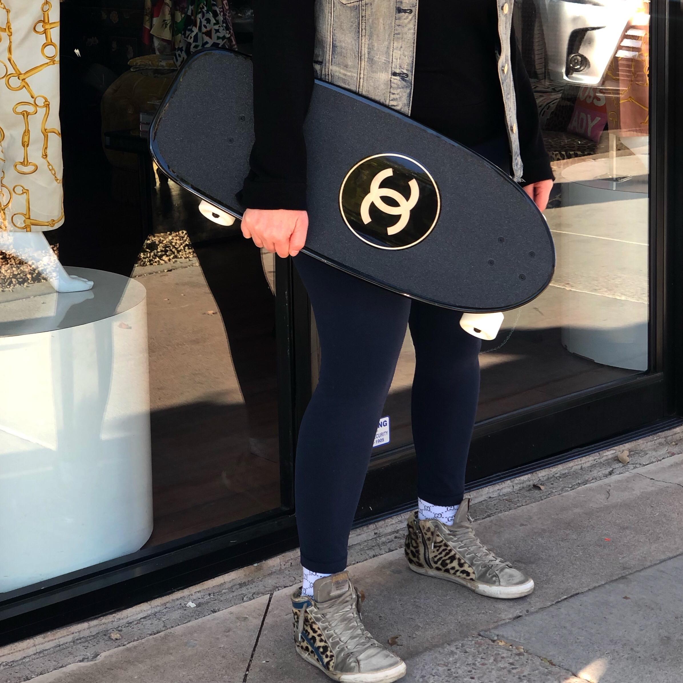 Chanel SS19 Skateboard  In New Condition For Sale In Scottsdale, AZ