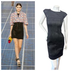 Chanel SS2013 Runway Mesh Knit Dress Karl Lagerfeld