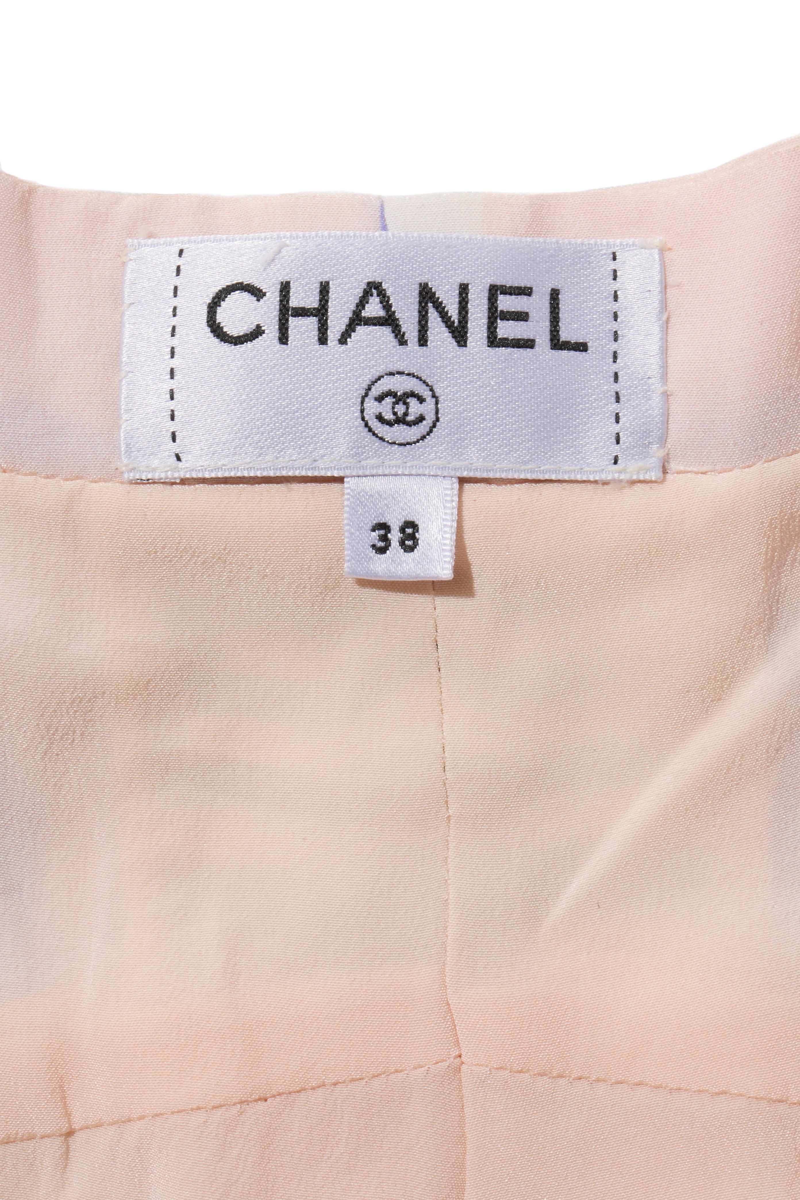 Chanel SS2019 Silk Lipstick Print Blouse & Pants Set FR 38 Collector’s Piece For Sale 14
