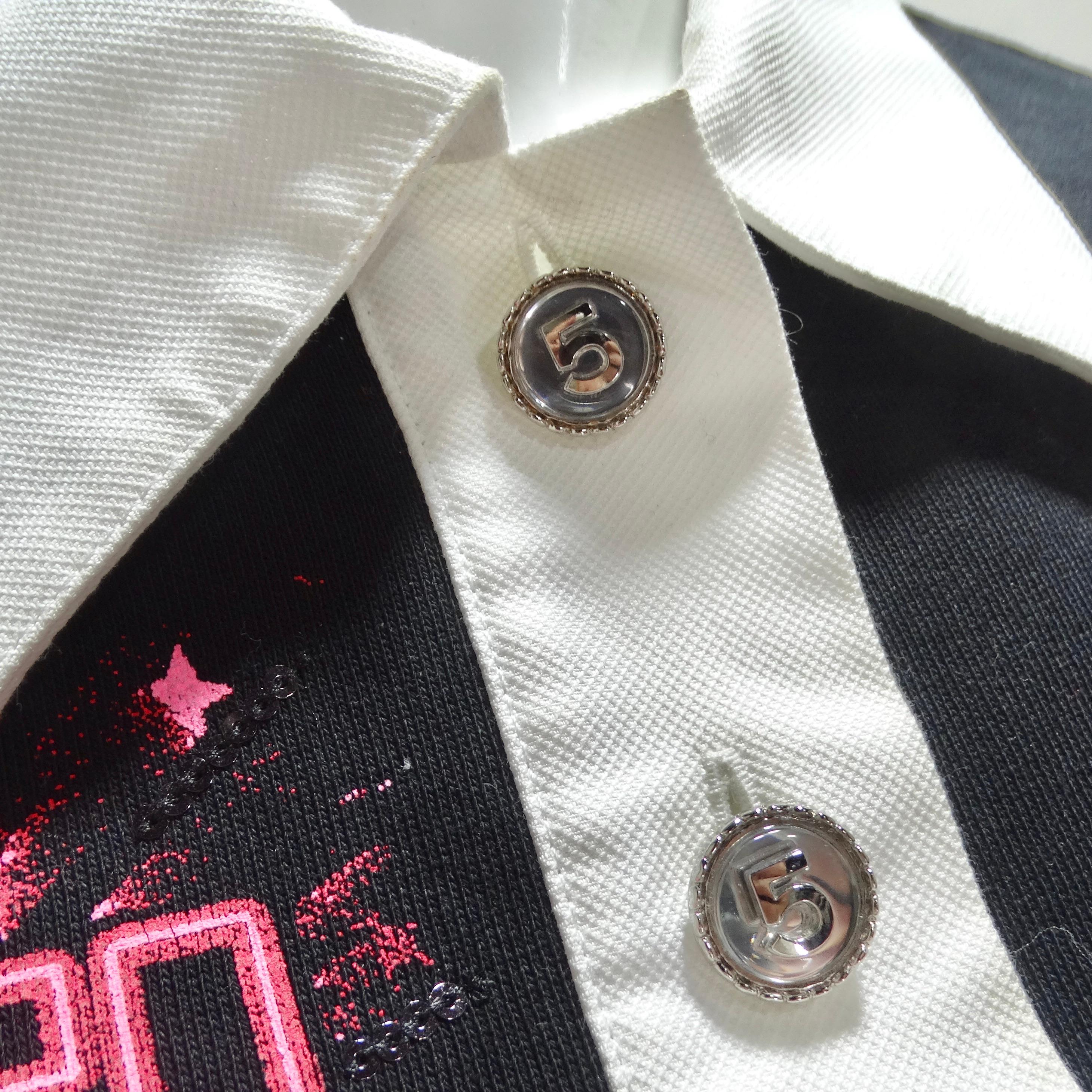 Chanel SS21 Pink Logo Polo Sweatshirt 6