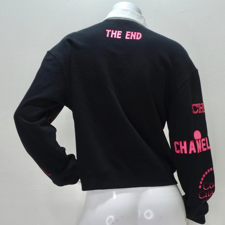 Polo à logo rose Chanel SS21 sur 1stDibs