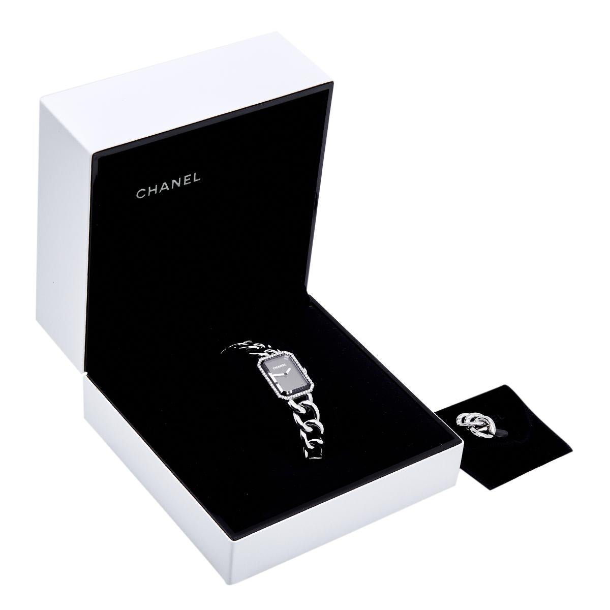 Chanel Stainless Steel Diamond Premiere Chaine H3254 Women's Wristwatch 20 mm 4