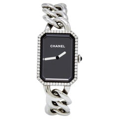 Used Chanel Stainless Steel Diamond Premiere Chaine H3254 Women's Wristwatch 20 mm