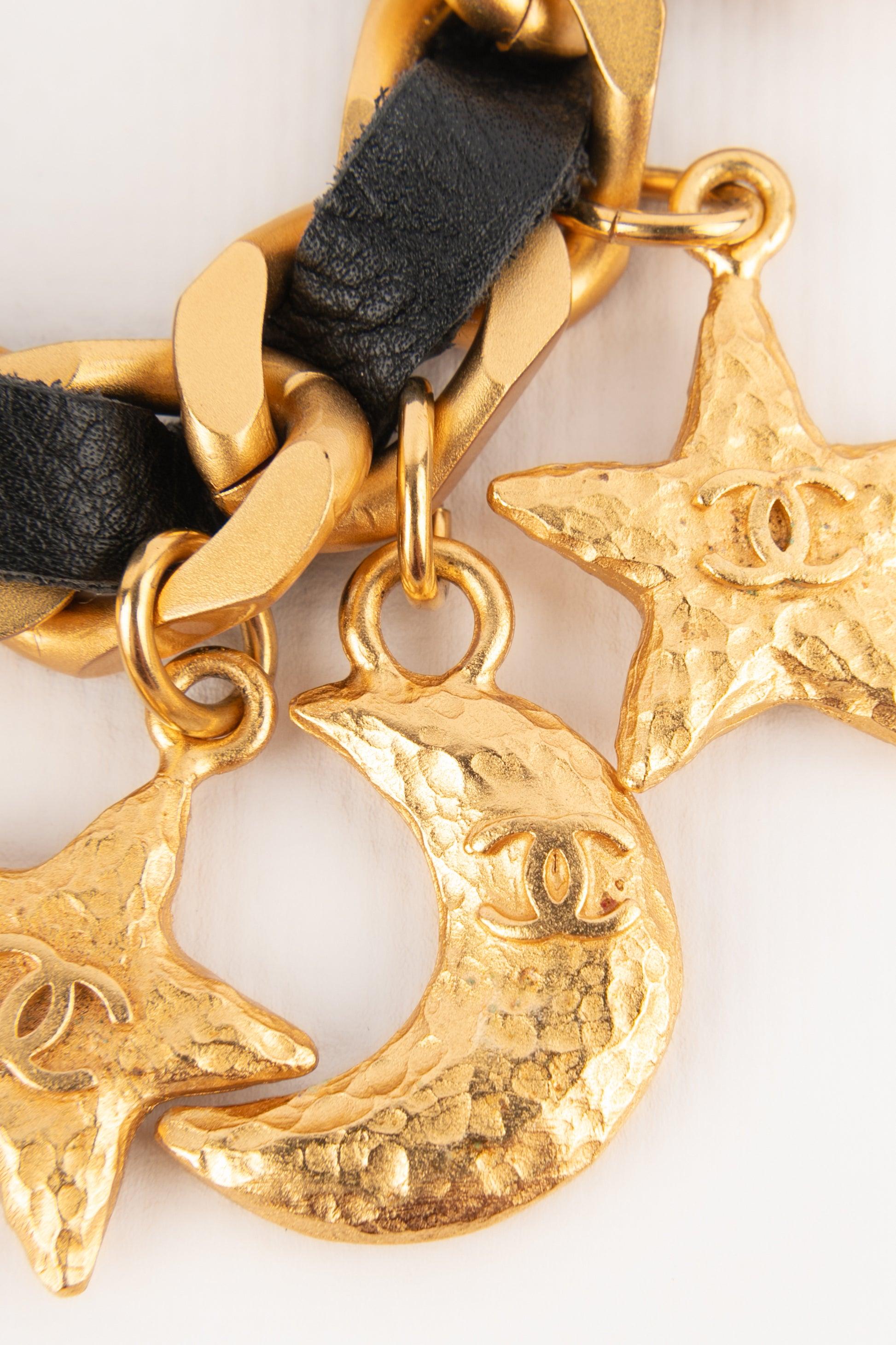 Chanel Pulsera Estrellada con Charms, 1995 en venta 2