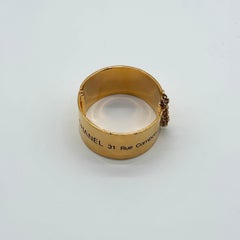Chanel Gold-Tone Cuff Bracelet, 31 Rue Cambon, Circa 1988, Unisex
