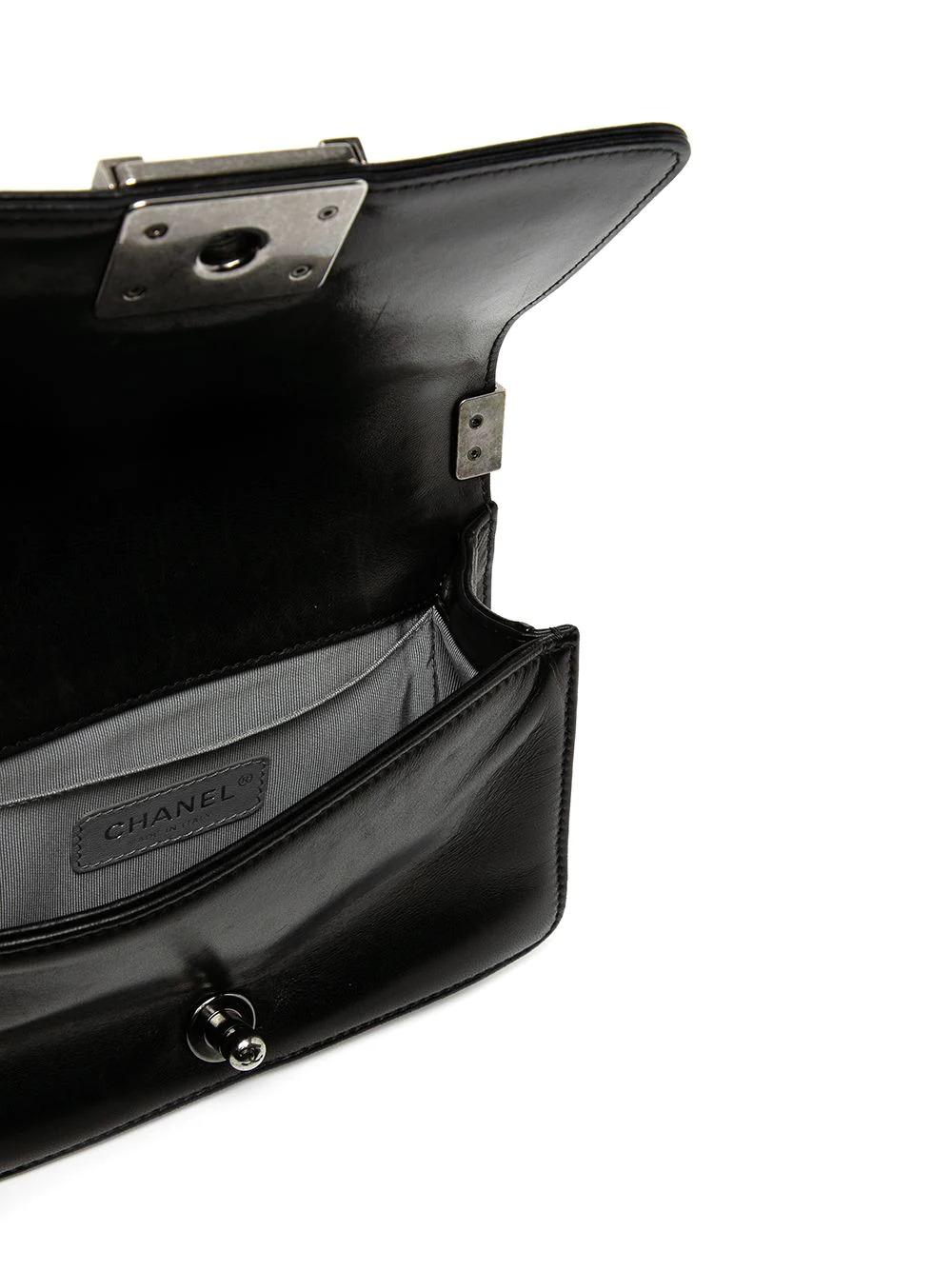 Black Chanel Stingray Galuchat Le Boy Bag